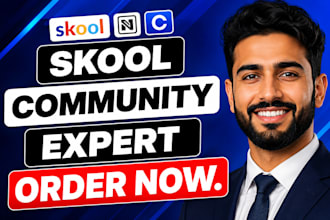 skool community setup online course creation and community management
