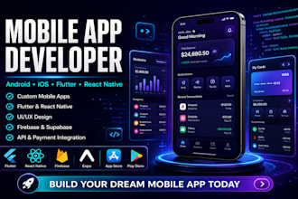 be your expert mobile app developer for ios and android app developer