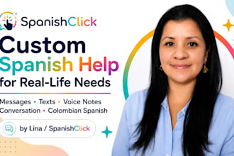 help you with personalized spanish for any real life need