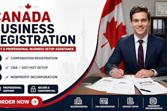 register canada corporation, cra number, gst hst, and nonprofit incorporation