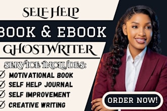 write nonfiction ebook, mindset ebook, memoir and self help book ghostwriter