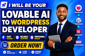 lovable to wordpress, convert lovable ai to shopify, lovable to ios android app