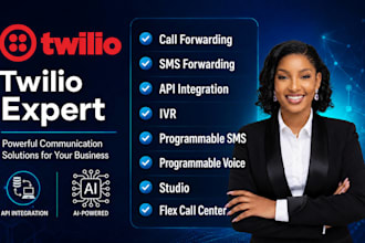 twilio API integration bulk SMS a2p 10dcl IVR voice call ai sms automation