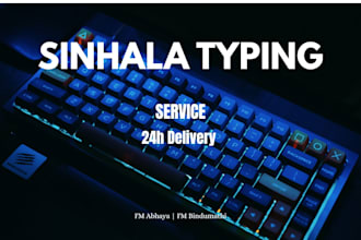 do fast sinhala typing in fm abhaya, bindumathi, unicode