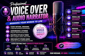 narrate your amazon audiobook dark romance novel  in american female voice