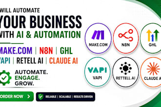 automatisieren ihr unternehmen mit make com n8n ki agenten ghl vapi claude ai