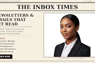 write newsletter, email copy, email sequence, beehiiv, mailchimp sales copywrite