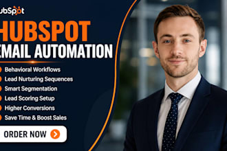 configure hubspot lead scoring workflow contact segmentation email automation
