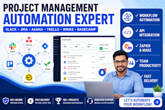 integrate slack, asana, jira, trello, wrike, basecamp, wrike, project management