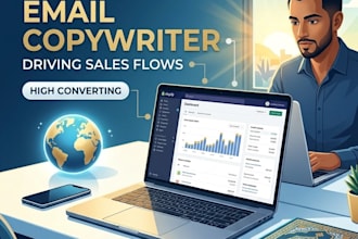 be your ecommerce email copywriter for high converting sales flows