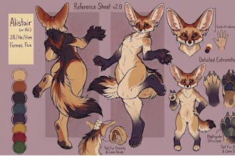 draw furry reference sheet nsfw furry art reference sheet oc character design