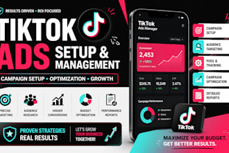 setup tik tok ads campaign, tik tok ads manager, optimize tiktok  ads for any bu
