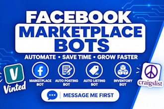 make facebook marketplace bot auto posting bot auto listing bot inventory bot