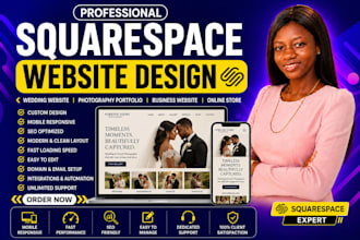 squarespace photography website design, redesign