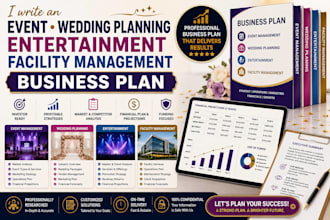 write an event wedding planning entertainment facility management business plan