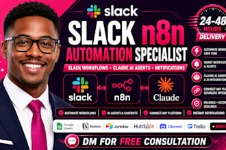 slack n8n automation specialist slack workflows claude ai agents notifications