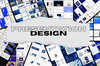 design powerpoint presentation, pitch deck, google  slides and canva presentatio