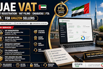 uae vat registration vat filing emaratax fta trn vat return for fba sellers