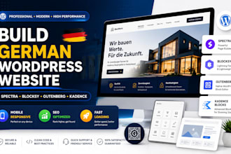 build german wordpress website spectra, blocksy, gutenberg block, kadence block