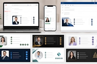 create clickable german company HTML email signature for gmail outlook and apple