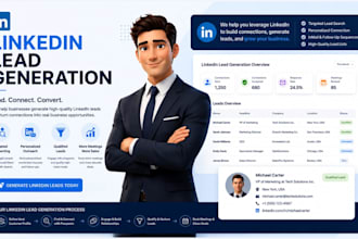 do linkedin b2b lead generation, targeted leads and prospect list