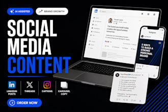 write linkedin posts, twitter threads, instagram captions and ai social copy