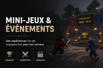 im going to create a mini game or an event system for minecraft