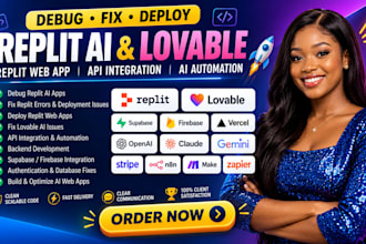 debug replit ai fix deploy replit errors replit web app api automation lovable