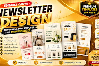 design canva real estate email newsletter templates for realtors in canva