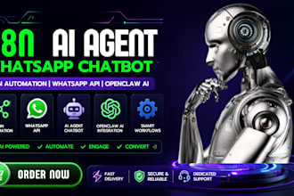 build n8n ai agent ai whatsapp chatbot n8n automation whatsapp api openclaw ai