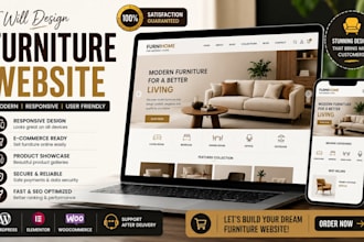 create furniture website for businesses
