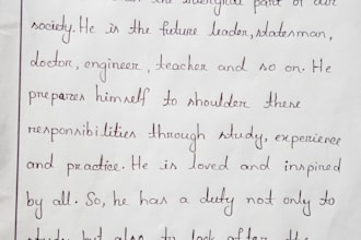 do beautiful handwriting, assignments, study notes