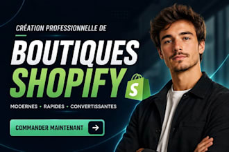créer une boutique shopify professionnelle prete a vendre