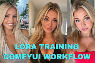do ultra realistic ai model, comfyui workflow lora training ai avatar fanvue
