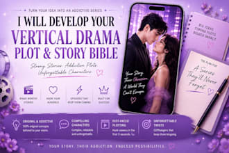 develop a viral vertical drama series plot and story bible