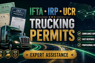 assist with ifta irp ucr permits and trucking compliance registration services