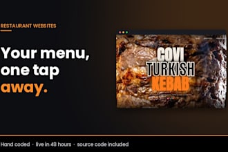 design a modern restaurant website with menu and reservations