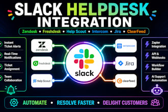 integrate slack zendesk help scout freshdesk intercom jira clearfeed helpdesk