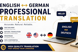 translate english to german and german to english manually