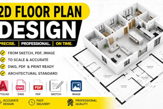 2d floor plan architectural design autocad dwg PDF from sketch PDF image scale