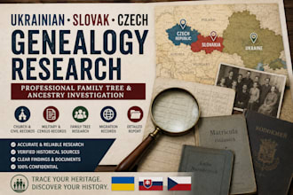 do ukrainian slovak czech genealogy ancestry research