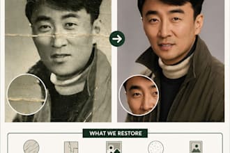professionally restore old photos