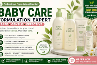 be baby care cosmetic formulations development chemist
