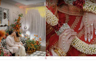 design wix wedding planner website wedding consultant wedding agency website