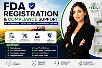 do fda registration, US agent, import permit, label review