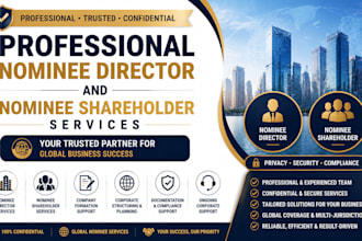 provide professional nominee director and nominee shareholder services
