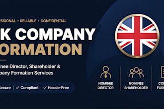 provide uk nominee director for shareholder and company formation services
