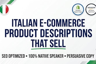 traduzione, scrittura, descrizione di prodotti