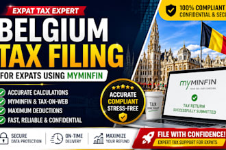 complete belgium tax filing for expats using myminfin with accurate calculations