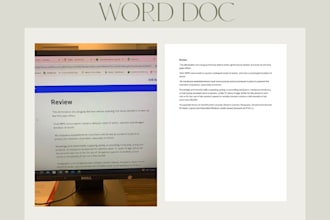 retype scanned documents or PDF files into word or excel